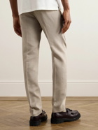Club Monaco - Straight-Leg Linen-Blend Suit Trousers - Neutrals