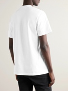 Moncler - Logo-Print Cotton-Jersey T-Shirt - White