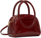Staud Red Maude Mini Bowler Bag