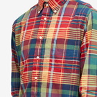 Gitman Vintage Men's Button Down Archive Madras Shirt in Red