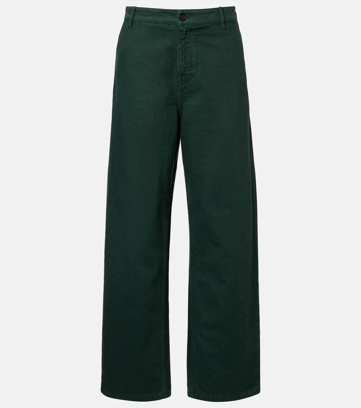 Miu Miu Cotton gabardine straight pants