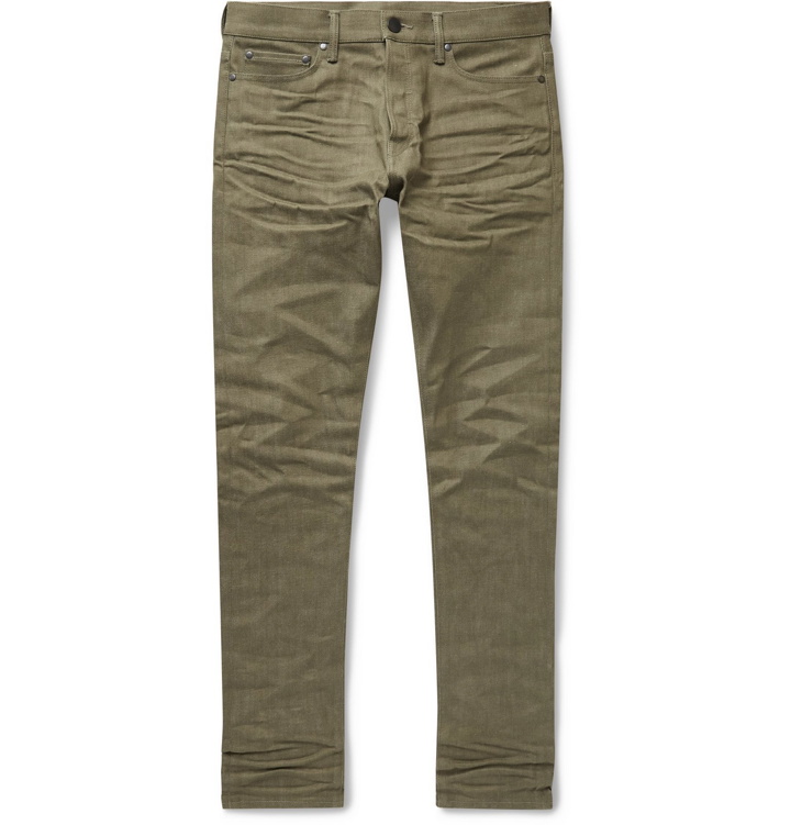 Photo: John Elliott - The Cast 2 Slim-Fit Washed Denim Jeans - Green