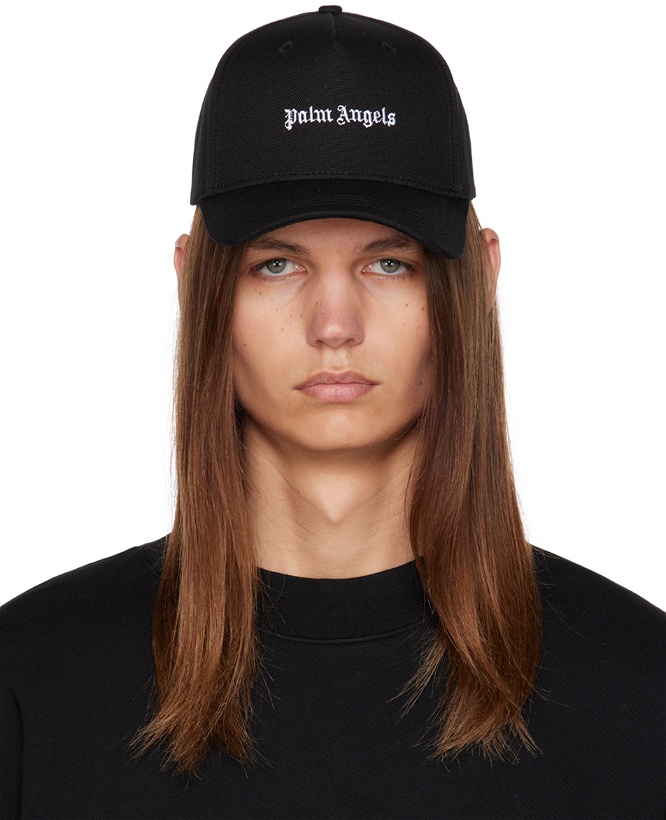 Photo: Palm Angels Black Embroidered Cap