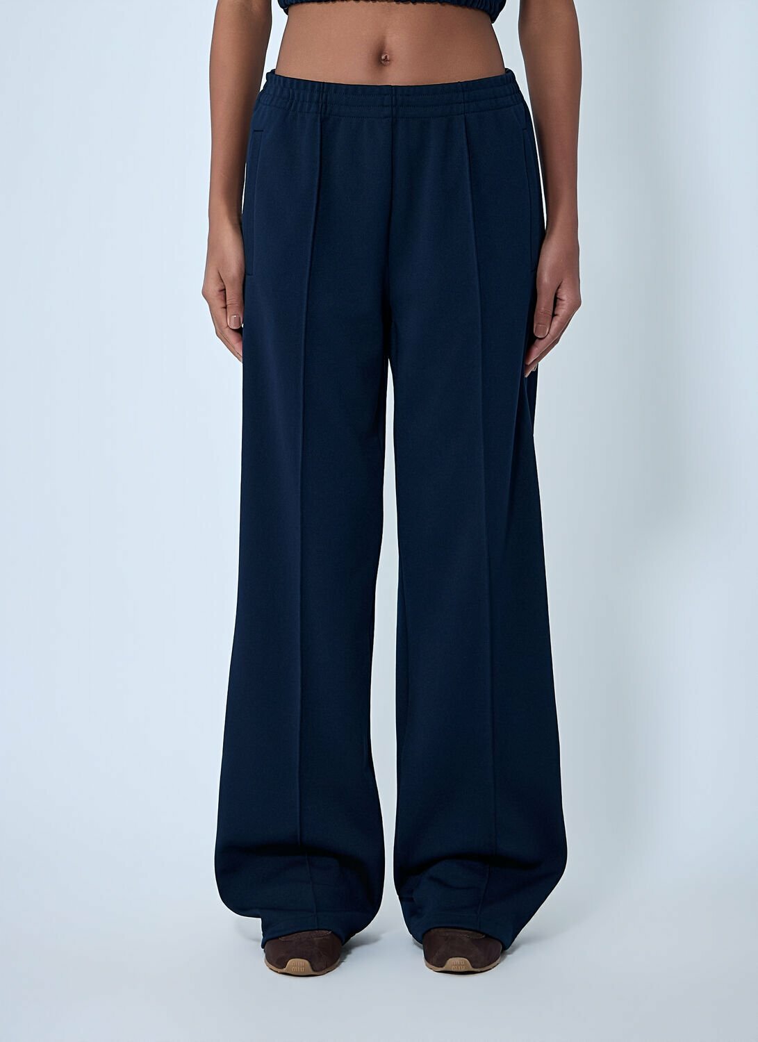 Miu Miu Elasticated Wide-Leg Pants