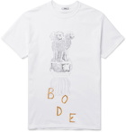 BODE - Printed Cotton-Jersey T-Shirt - White