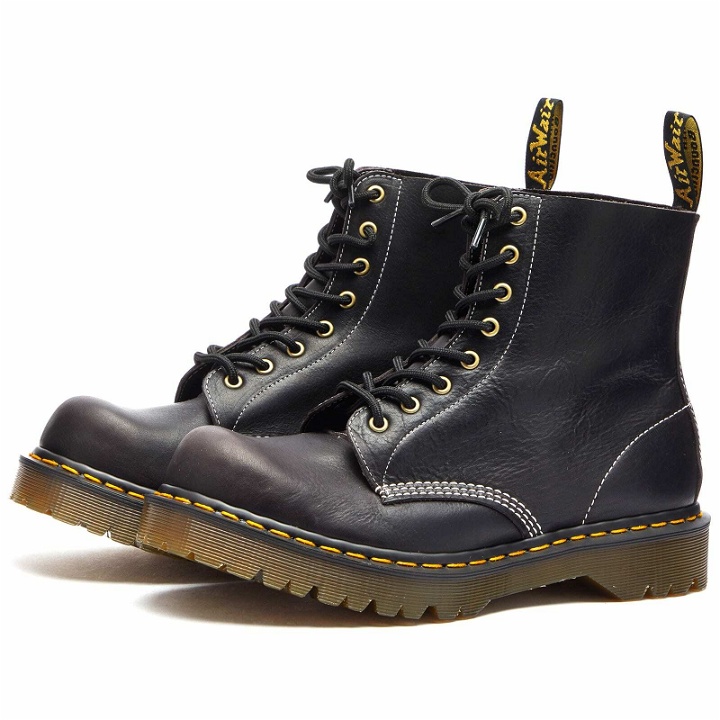 Photo: Dr. Martens Men's 1460 Pascal 8 Eye Boot in Charcoal Grey