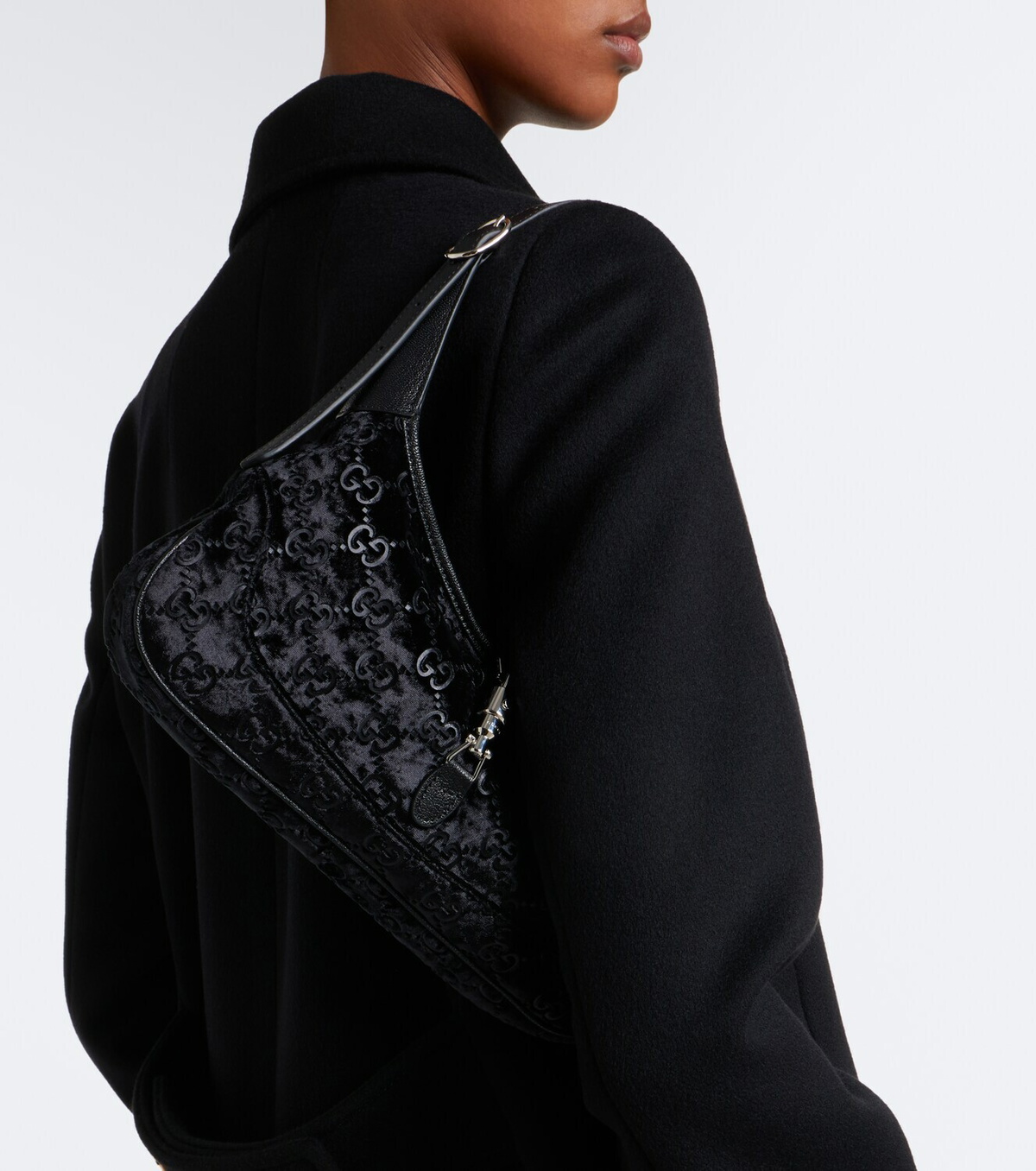 Gucci Gucci Jackie 1961 Small velvet shoulder bag