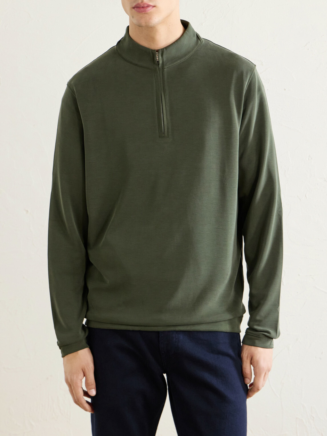 Peter Millar - Jersey Half-Zip Sweater - Green
