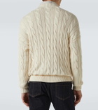 Dunhill Cable-knit cotton and silk sweater