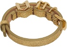 Y/Project Gold Y Heart Belt Bracelet
