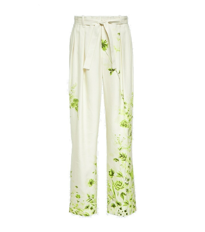 Photo: King & Tuckfield Floral belted straight pants