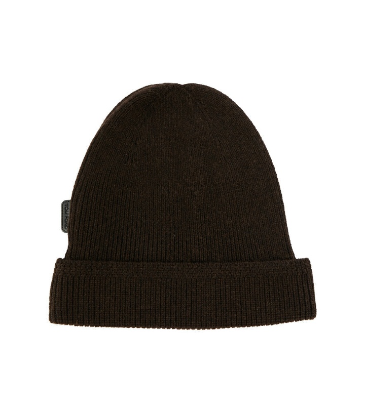 Photo: Tom Ford - Ribbed cashmere beanie