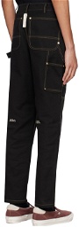 Advisory Board Crystals Black Double Knee Trousers