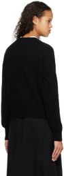 Margaret Howell Black Cropped Sweater