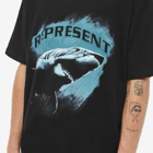 Represent Men's Shark T-Shirt in Jet Black