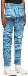 Bianca Saunders Blue Wrangler Edition Jeans