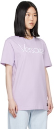 Versace Purple 1978 Re-Edition Logo T-Shirt