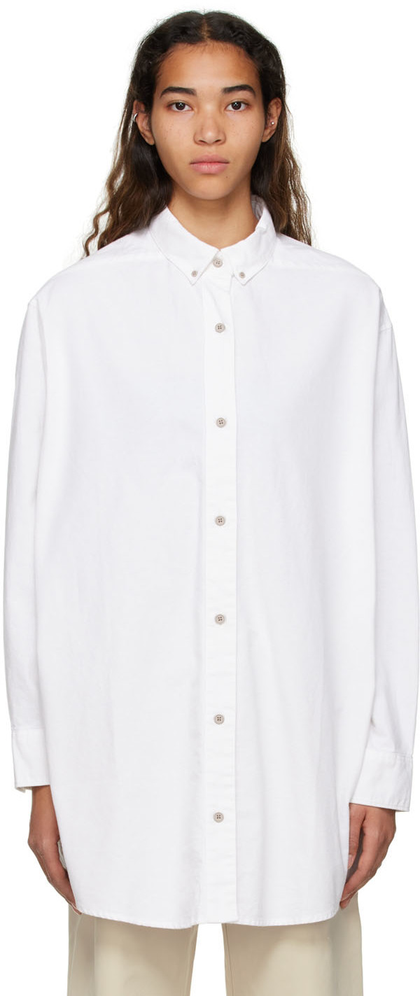 Essentials White Cotton Shirt Essentials