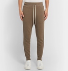 John Elliott - Ebisu Slim-Fit Tapered Loopback Cotton-Jersey Sweatpants - Brown