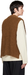 CORDERA Brown Buttoned Vest