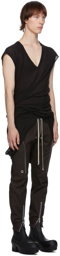 Rick Owens Black Double Dylan T-Shirt