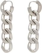 Maison Margiela Silver Gourmette Collection Earrings