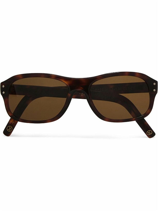 Photo: Kingsman - Cutler and Gross Square-Frame Tortoiseshell Acetate Sunglasses