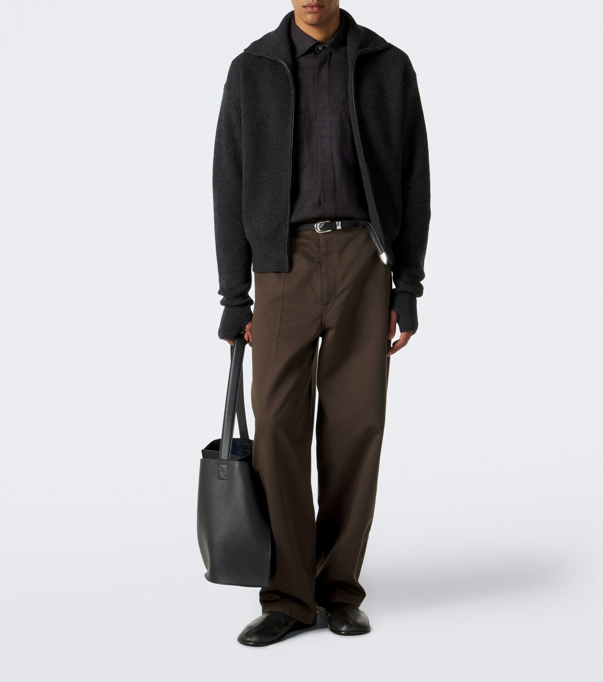 Lemaire Twill barrel-leg pants