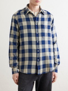 Barena - Checked Cotton-Twill Shirt - Blue