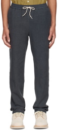 De Bonne Facture Gray Linen Trousers