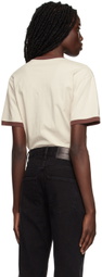 Ernest W. Baker SSENSE Exclusive Off-White Sterling Silver T-Shirt