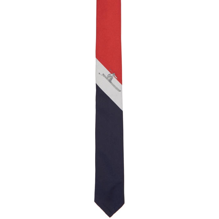 Photo: Thom Browne Red Classic Scenic Skier Tie