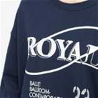 The Open Product Women's Royal Letter Sweat in Navy