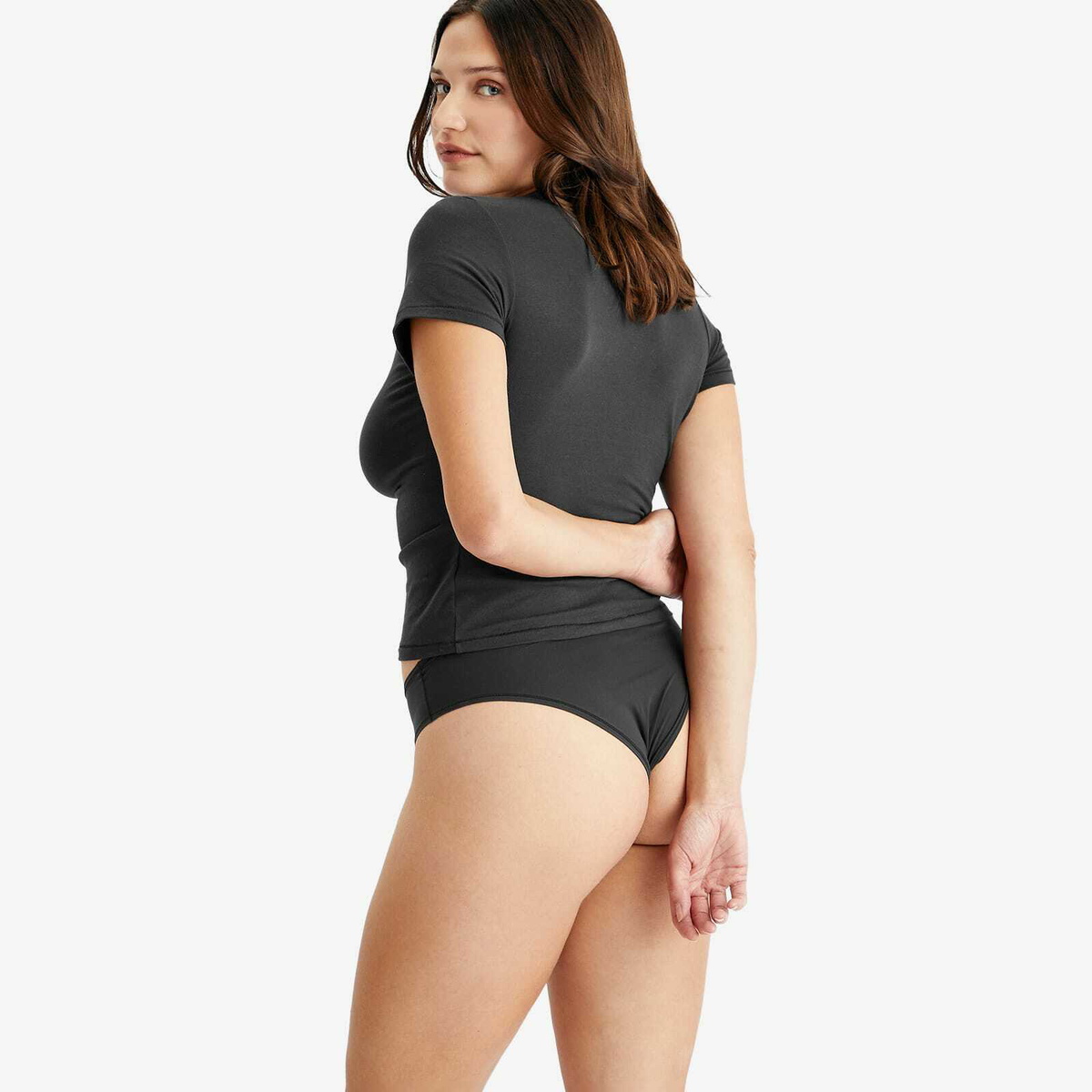 SKIMS Women's Fits Everybody Cheeky Brief in Onyx