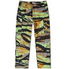 ERL Camo Pant in Green Rave Camo