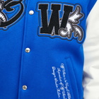 Off-White Women's Royal Varsity Jacket in Blue