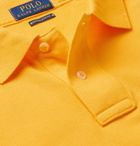 Polo Ralph Lauren - Slim-Fit Logo-Embroidered Cotton-Piqué Polo Shirt - Yellow