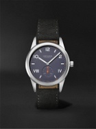 NOMOS Glashütte - Club Campus Hand-Wound 38mm Stainless Steel and Leather Watch, Ref. No. 730