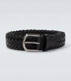 Giorgio Armani Braided leather belt