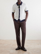 Onia - Straight-Leg Linen-Blend Trousers - Brown