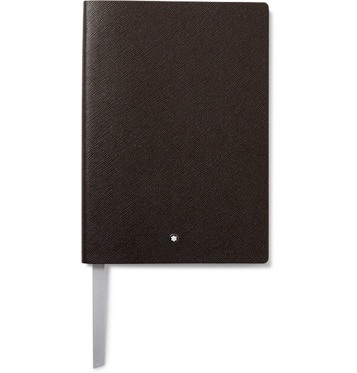 Photo: Montblanc - 146 Cross-Grain Leather Notebook - Brown