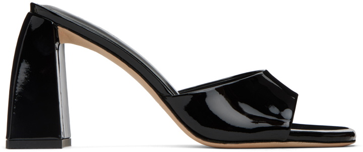 Photo: BY FAR Black Michele Heeled Sandals