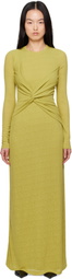 Nanushka Green Rozal Maxi Dress