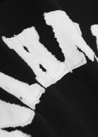Nahmias Varsity Logo-appliquéd Cotton T-shirt Black