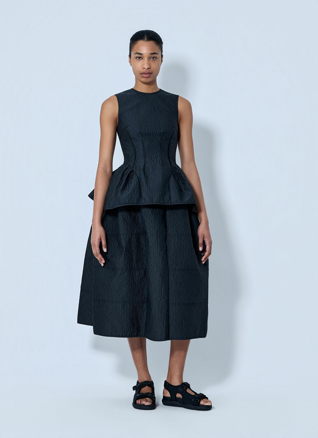 Cecilie Bahnsen CBdaphne Skirt Stria Matelasse