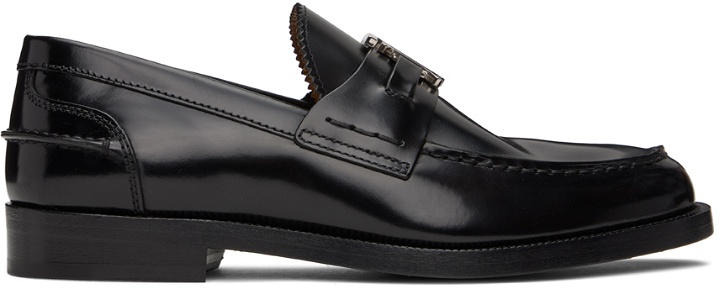 Photo: Burberry Black Motif Loafers