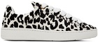 Lanvin White & Black Curb Lite Sneakers