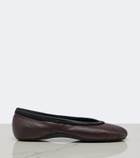 Dries Van Noten Leather ballet flats