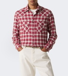 Eleventy Plaid cotton shirt