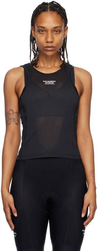 Photo: Pas Normal Studios Black Base Layer Tank Top
